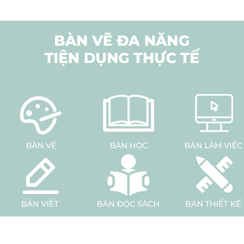Bàn vẽ kỹ thuật mặt kính cường lực tuỳ chỉnh góc nghiêng kèm đèn kẹp đầy đủ công năng thương hiệu IGA - GN87 | BigBuy360 - bigbuy360.vn