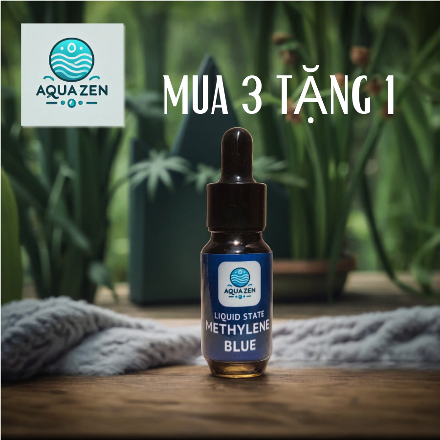 Combo Xanh Methylene 5ml – Giải pháp toàn diện trị nấm & sát trùng cho cá cảnh - aquazen