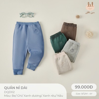 Quần nỉ dài dành cho bé Lil Little Love (DQD02)