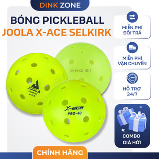 Combo 1-3-5 Bóng Pickleball Chính Hãng Joola - X-ace Chuẩn Thi Đấu Siêu Bền