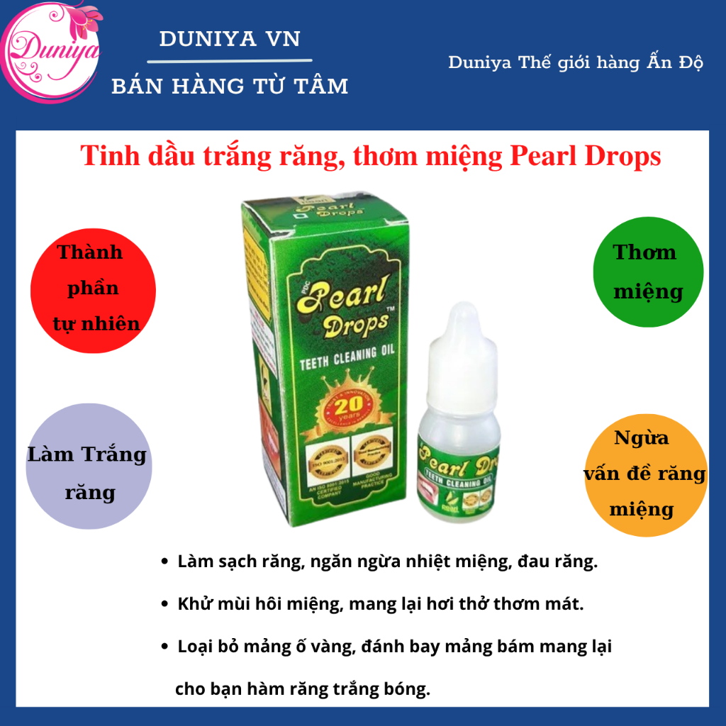 Tinh dầu trắng răng Pearl Drops