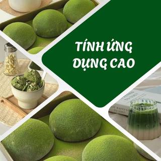 Bột Matcha Haru Nhập Khẩu Nhật Bản, Dùng Pha Chế Đồ uống, Bánh Kem, Đắp Mặt Nạ Gói Lớn 500G-1Kg