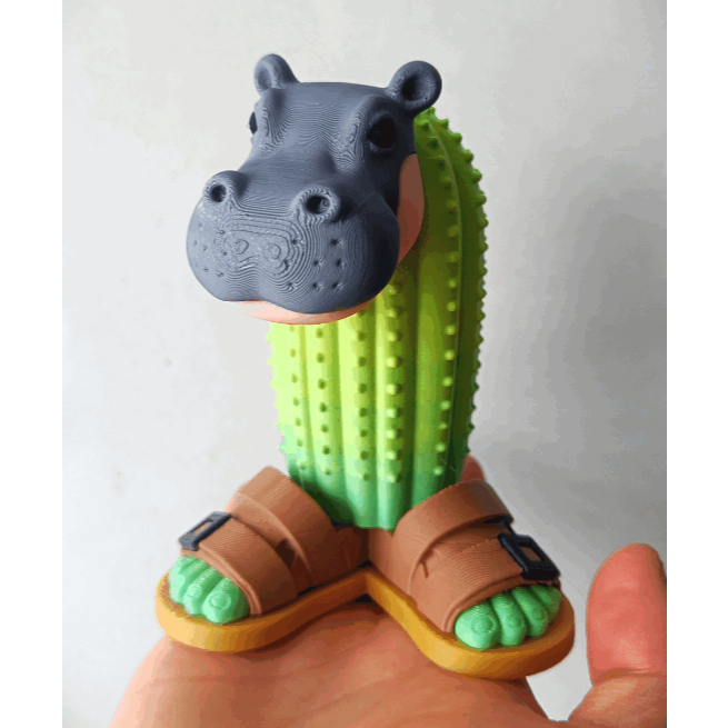 Il Cacto Hipopotamo Articulated Toy –  khớp động hài hước, meme Brainrot độc lạ