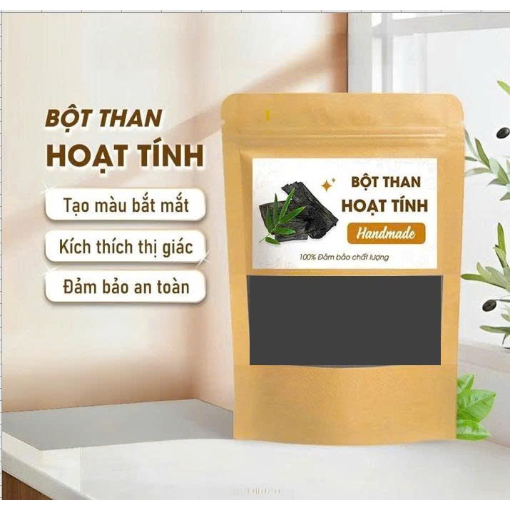 1KG BỘT THAN TRE HOẠT TÍNH HANDMADE