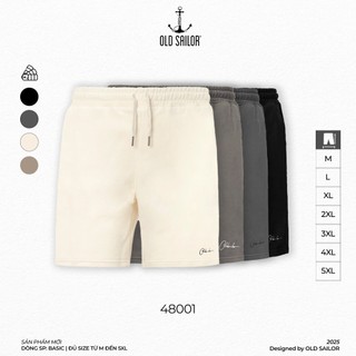 Quần Nam Nỉ Chân Cua Osl Signature Short - 48001 - Bigsize upto 5XL