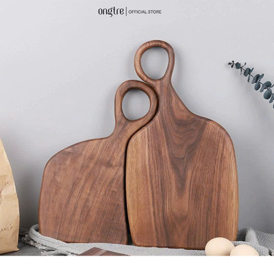Khay Gỗ, Thớt Gỗ Óc Chó, Tần Bì Nâu ONGTRE, Khay Phục Vụ, Thớt Decor, Quà Tặng Cao Cấp