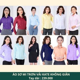   HỎA TỐC HCM  Áo sơ mi Thái Hoà TAY DÀI cotton mềm mại 047 