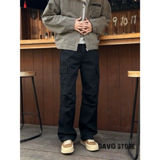  Quần Black Cargo Pant jean ống hộp David chất mềm mặc thoải mái 