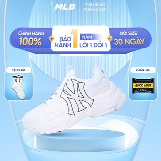 Giày Bigball chunky ny trắng chính hãng , giày sneakers đế cao 5cm form ôm tôn dáng tăng chiều cao (BNYT)