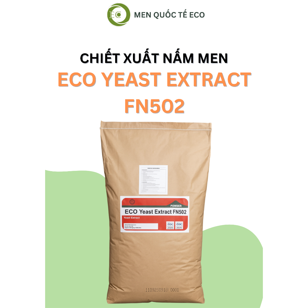 ECO Yeast Extract FN502- Chiết xuất nấm men, sản phẩm dinh dưỡng (20kg/bao)