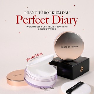   Chính hãng  Phấn phủ bột kiềm dầu Perfect Diary Weightless Soft Velvet Blurring Loose Powder 7g 