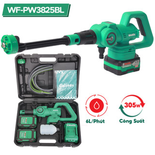   CHÍNH HÃNG  Máy Rửa Xe Cao Áp Workfix WF-PW3825BL 305W 6 Chế Độ 3 Tốc Độ Không Chổi Than Chính Hãng 