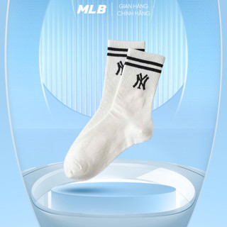  Tất nội địa hàn NY đen trắng tất cao cổ mlb ny 