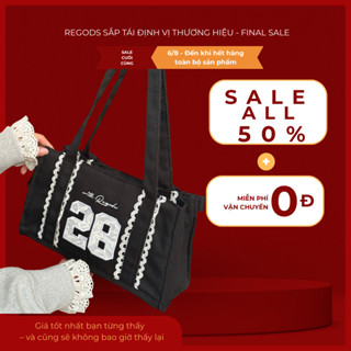 [ FINAL SALE ALL 50% ] Túi tote nơ phối ren Regods - Túi bé điệu