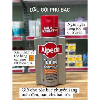 DẦU GỘI LÀM TÓC ĐEN ALPECIN TUNING SHAMPOO hàng Đức 200ml
