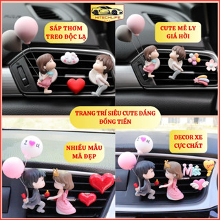  Sáp Thơm Ô Tô Hitechlife Cài Cửa Gió Điều Hòa Hình Cặp Đôi Nam Nữ Siêu Cute – Trang Trí Nội Thất Xe Hơi Khử Mùi Dễ Chịu 