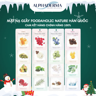   Chính hãng  Mặt Nạ Dưỡng Da Foodaholic Hàn Quốc Nature Skin Mask 23g Miếng 