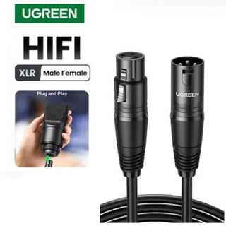 Cáp XLR UGREEN 20714 20713 20716 AV130 (Cáp Canon nối dài MICRO,Male to Female)