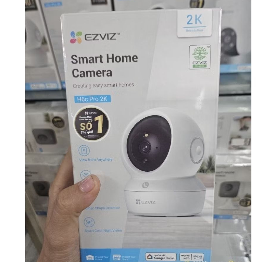 Camera WiFi quay quét EZVIZ H6c Pro 2K 3MP

