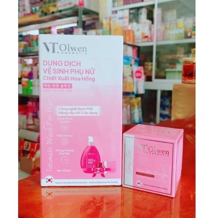 VT OLWEN DUNG DỊCH VỆ SINH PHỤ NỮ 100ML TẶNG KÈM NƯỚC HOA VÙNG KÍN