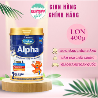 Sữa bột Dielac Alpha 2 - Hộp thiếc 900g