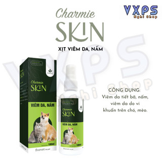  Five - Charmie Skin dung dịch xịt hỗ trợ nấm da dành cho chó và mèo 