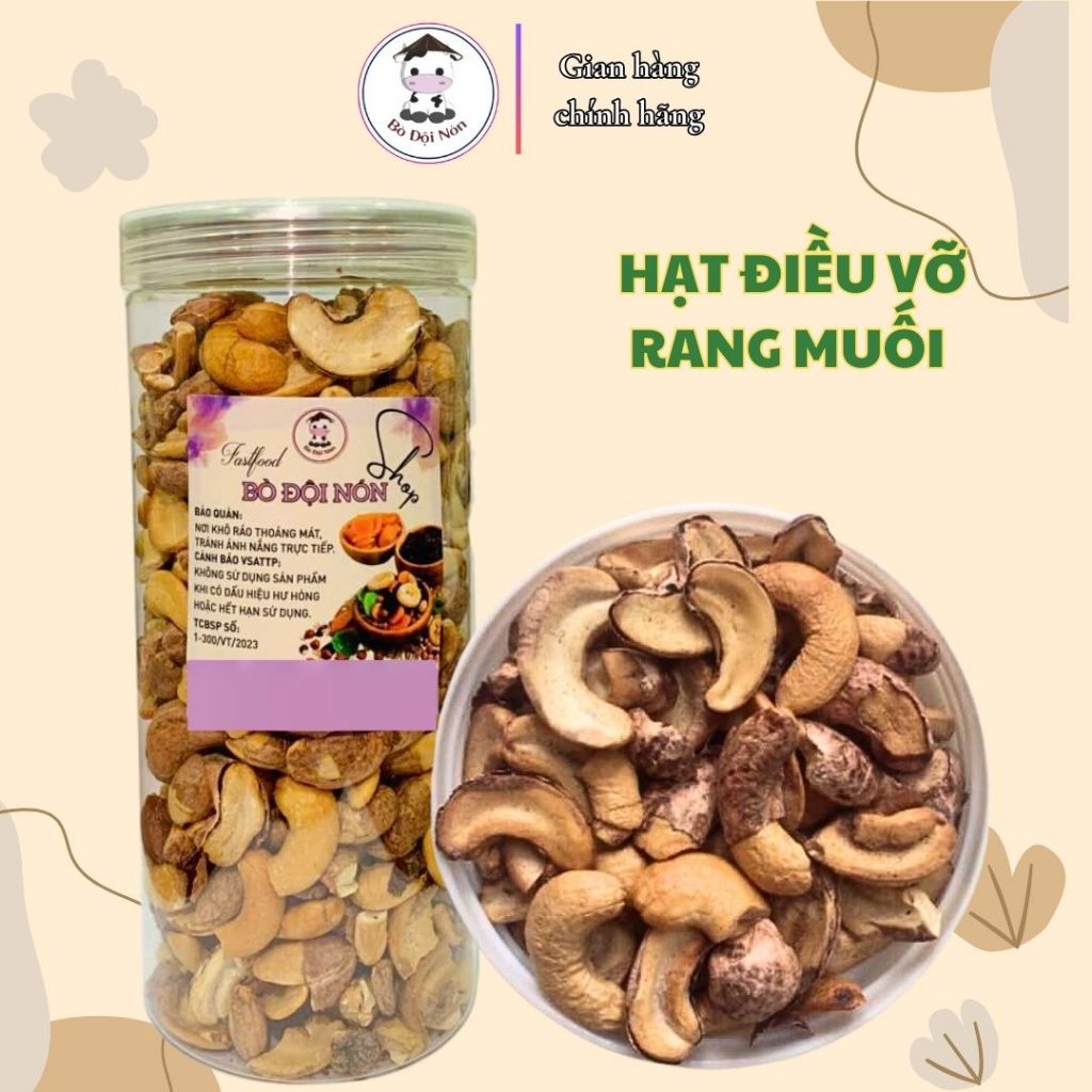 Hạt Điều Rang Muối Loại Vỡ
