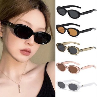 lichee1🌷Mắt Kính Hình Oval Gọng Nhỏ Y2K Phong Cách Retro Chống UV400