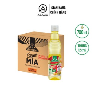 Thùng 12 Chai Syrup Mía Biên Hòa 700ml/Chai [BAO BÌ TRUNG THU] - AZAGOHN