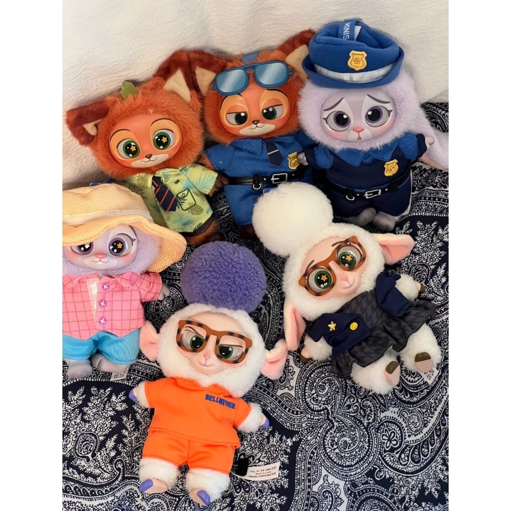 [Order] Disney|Minso Zootopia Ver1 Blindbox móc khóa Hộp mù