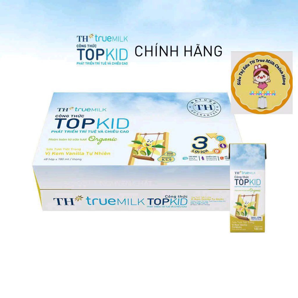 Sữa Công Thức Topkid Organic 180ml TH true Milk