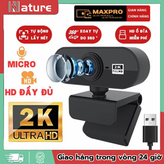 [🚛Free shipping] 2K HD Webcam với Mic cho tất cả các loại ổ đĩa máy tính xách tay PC AF cho nhiều cảnh