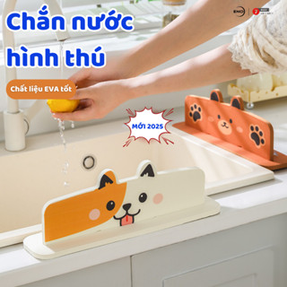 Tấm Chắn Nước Hình Thú  Dùng Cho Bồn Rửa Bát Bàn Bếp Ngăn Bắn Nước Dầu Mỡ Vệ Sinh Sạch Sẽ ENO - CN03