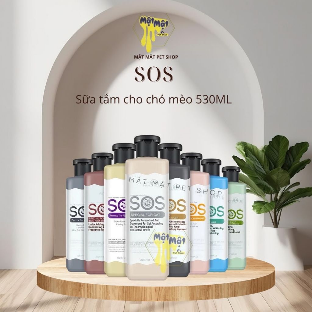 Sữa tắm SOS cho chó mèo