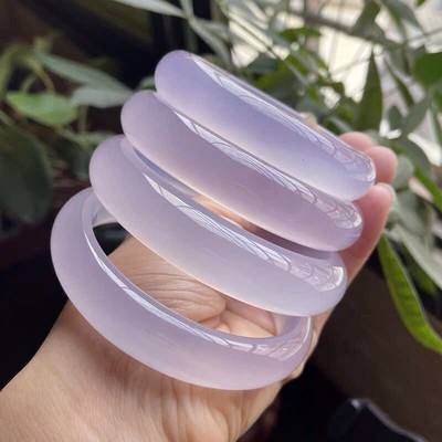 Vòng Mã Não Tím Tử La Lan Tự Nhiên Kèm Kiểm Định P.N.J - Ngọc Trai Trường Thịnh