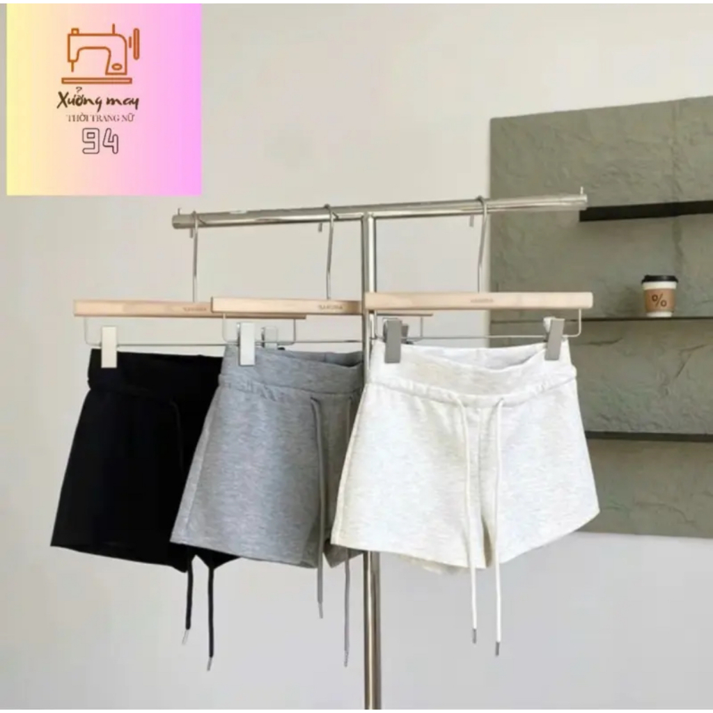 QUẦN SHORT NỮ CẠP CAO TÔN V3 CHO HÈ NĂNG ĐỘNG