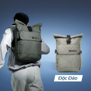 Balo Hàn Quốc SimpleCarry EasyOpen 2 Đựng Vừa Laptop 13 Inch, Vải Trượt Nước Cao Cấp