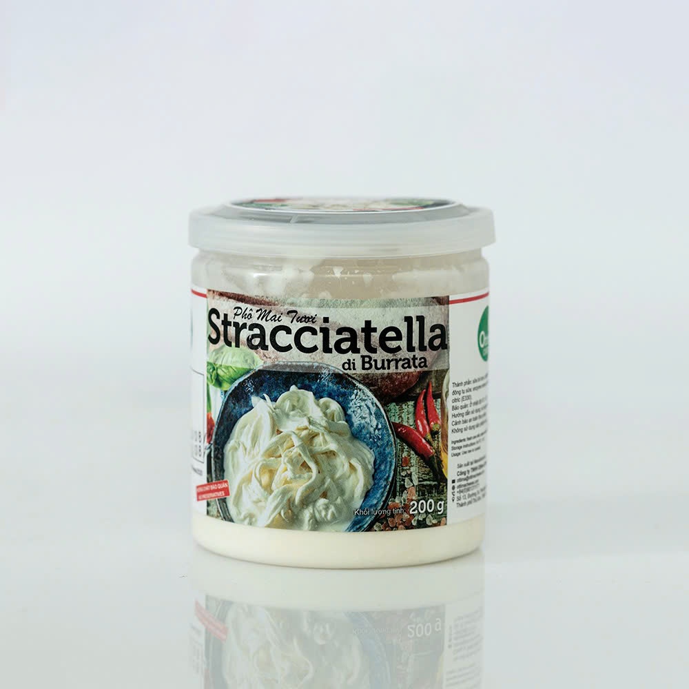 Phô Mai Stracciatella 200g - Ottima Cheese (Sữa Bò Tươi)