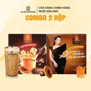  Combo 2 Hộp cà phê Laura Coffee Nhật Kim Anh  2 hộp x 10 gói  