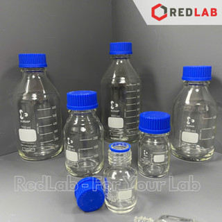 Chai trung tính trắng DURAN Class A 25 50 100 150 250 ml nắp vặn PP xanh GL 25 32 45, có VAT