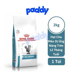 Hạt Cho Mèo Dị Ứng Nặng Royal Canin Anallergenic Feline 2kg