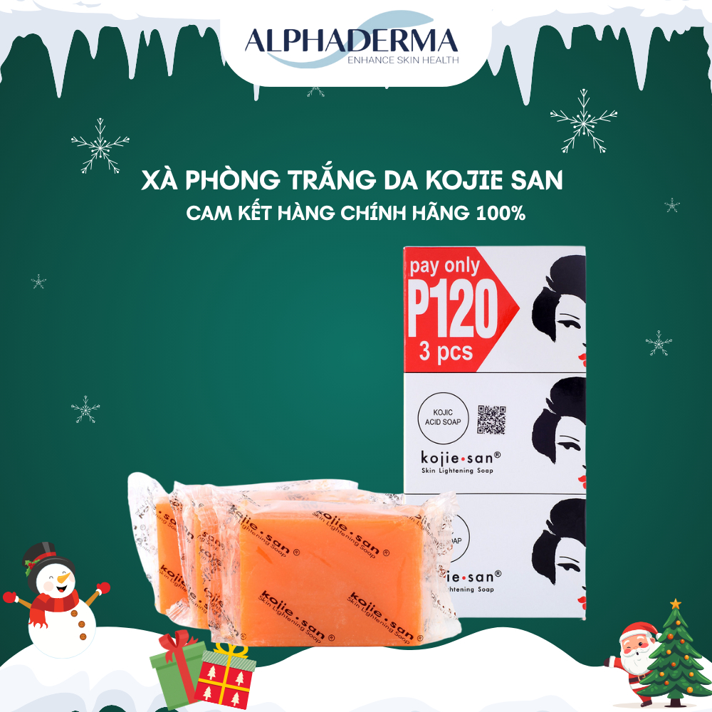   HÀNG NHẬP KHẨU  Xà Bông Trắng Da - Xà Bông Ngừa Mụn Kojiesan  Alphaderma Official Store 
