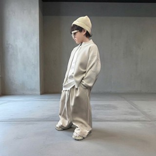 BABYBUYvip - 2102- Áo len kéo khóa màu be cho trai và bé gái.