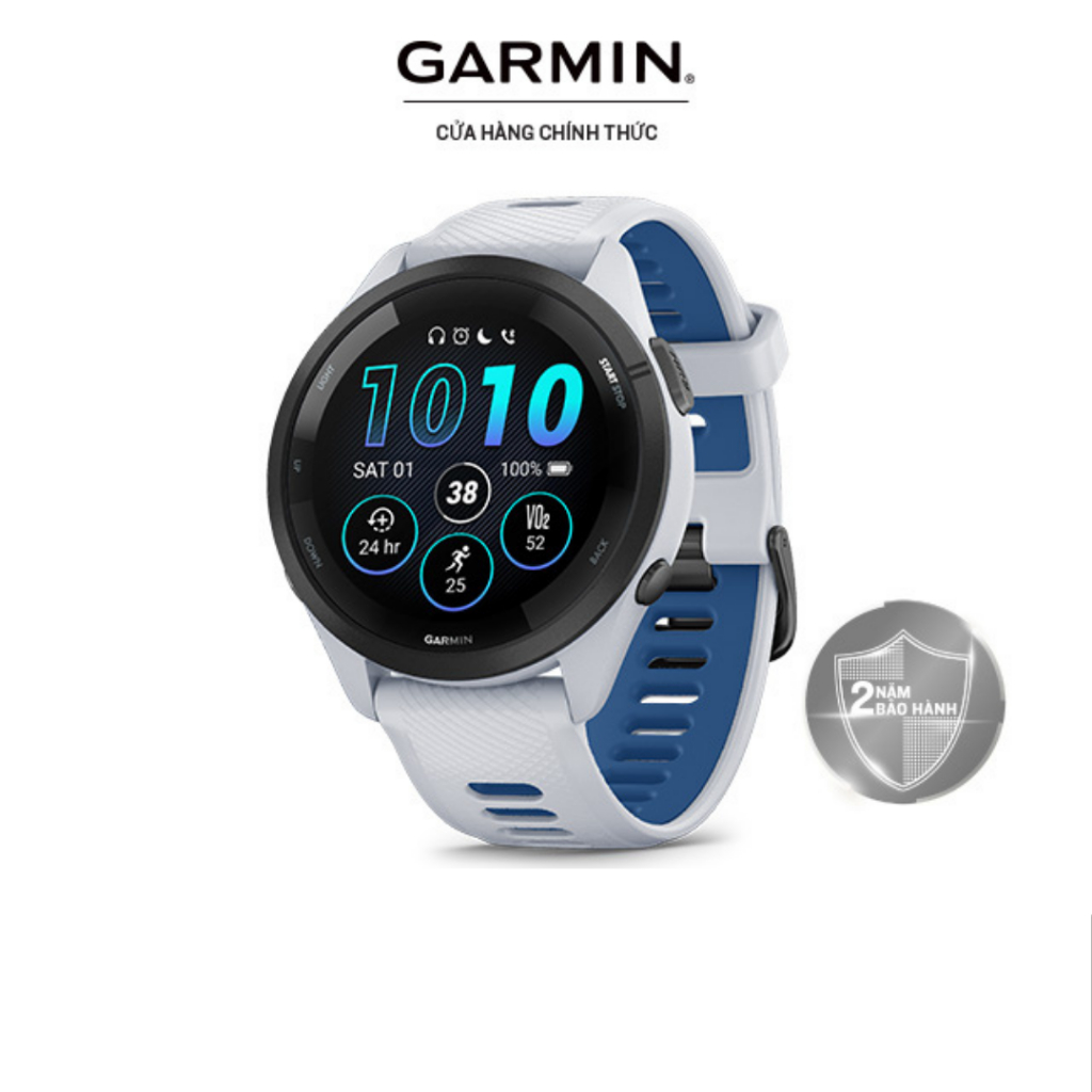 Đồng Hồ Thông Minh Garmin Forerunner 265 Music Wifi GPS (Black/White/Aqua) - Hàng Chính Hãng | BigBuy360 - bigbuy360.vn