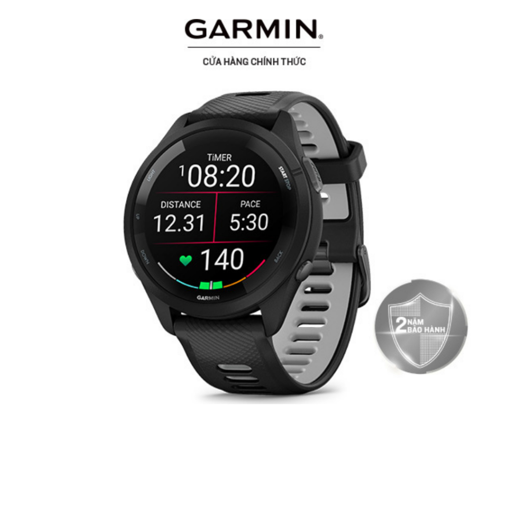 Đồng Hồ Thông Minh Garmin Forerunner 265 Music Wifi GPS (Black/White/Aqua) - Hàng Chính Hãng | BigBuy360 - bigbuy360.vn