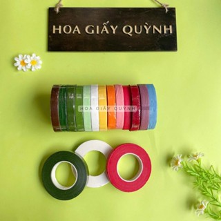 Sét 2 cuộn Keo Sáp quấn cành hoa (Đài Loan) 1.2cmx30yards