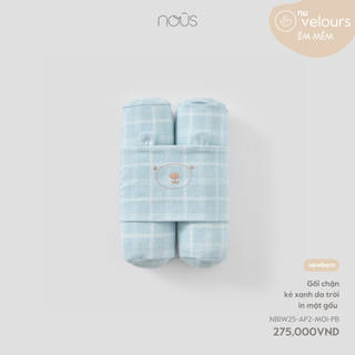  Phụ Kiện Nous Newborn Gối chặn bông cho bé sơ sinh chống giật mình chất liệu êm mềm BST T8 