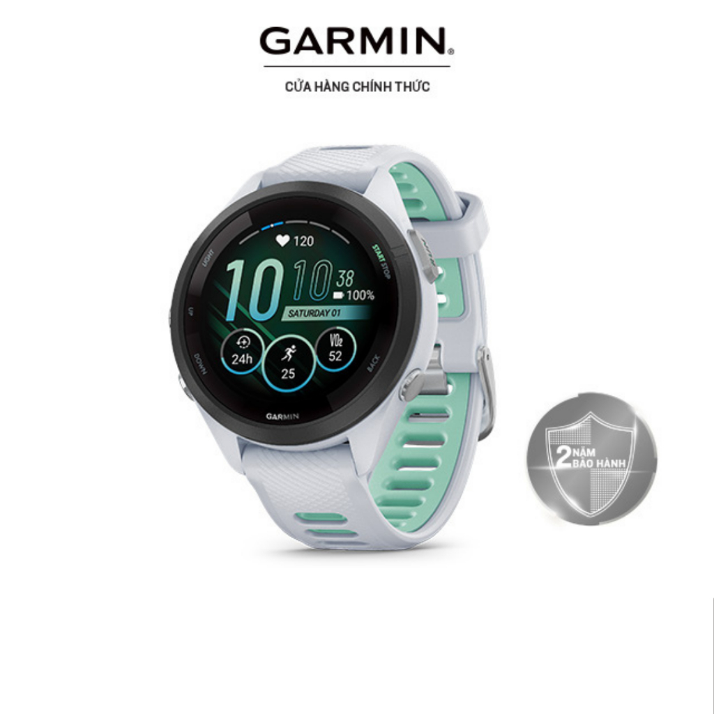 Đồng Hồ Thông Minh Garmin Forerunner 265S Music Wifi GPS (Black/White/Pink) - Hàng Chính Hãng | BigBuy360 - bigbuy360.vn
