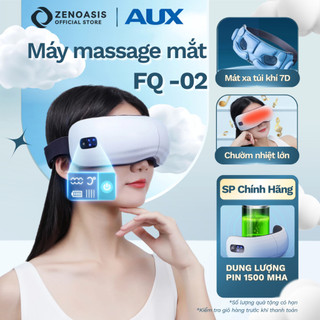  Máy massage mắt cao cấp AUX FQ-02 giảm mỏi mắt bọng thâm mắt kính mát xa mắt thư giãn mắt có túi khí 70D kèm nhiệt 