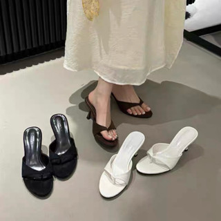 (HÀNG SẴN) Dép cao già xỏ ngón mũi tròn Gouli mùa hè 2025 579-5